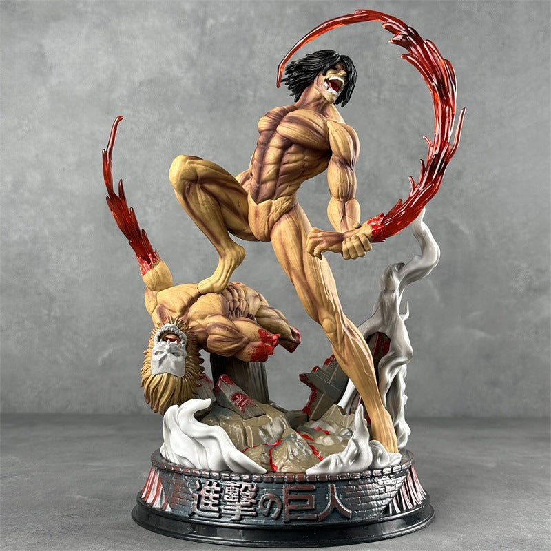 Attack On The Giant YOYO Battle Form Allen Base Animation Model Hand Statue Wholesale