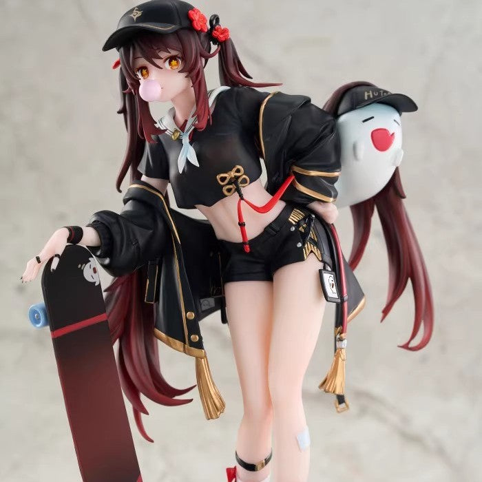 Walnut Hall Master's Hand-held Fashionable Skateboard Model Decoration Two-dimensional Animation Game Surrounding Beautiful Girl Gift