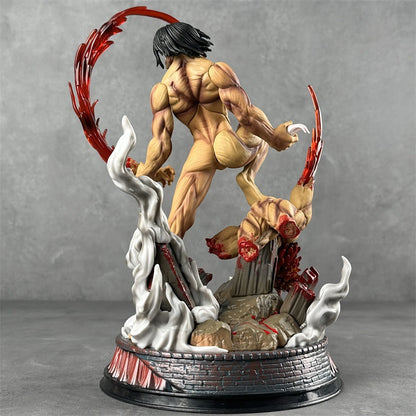 Attack On The Giant YOYO Battle Form Allen Base Animation Model Hand Statue Wholesale