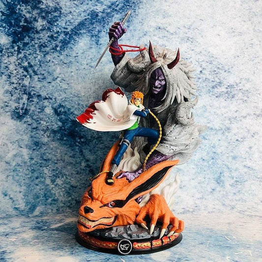 Naruto CS Four Generation Eye Wave Feng Shui Door Ghouls Sealed GK Statue Hand-made Peripheral Model Ornaments