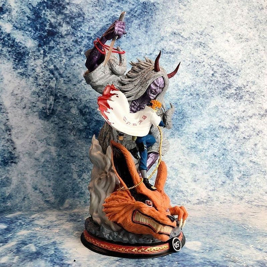Naruto CS Four Generation Eye Wave Feng Shui Door Ghouls Sealed GK Statue Hand-made Peripheral Model Ornaments